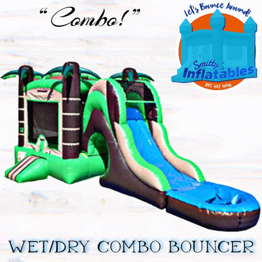 3 in 1 Wet Tropical Combo Bouncer