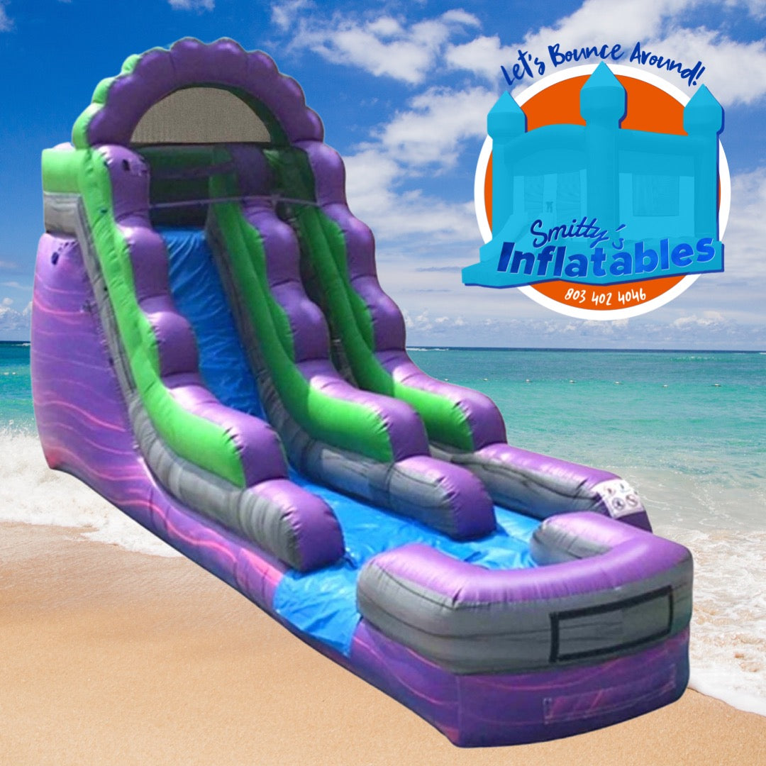 15' Single Lane Water Slide